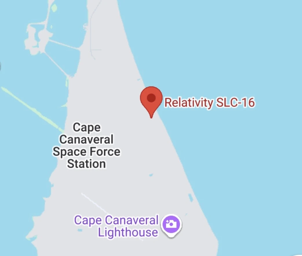 Terran R Facility at Cape Canaveral Space Force Station in Cape Canaveral, FL
