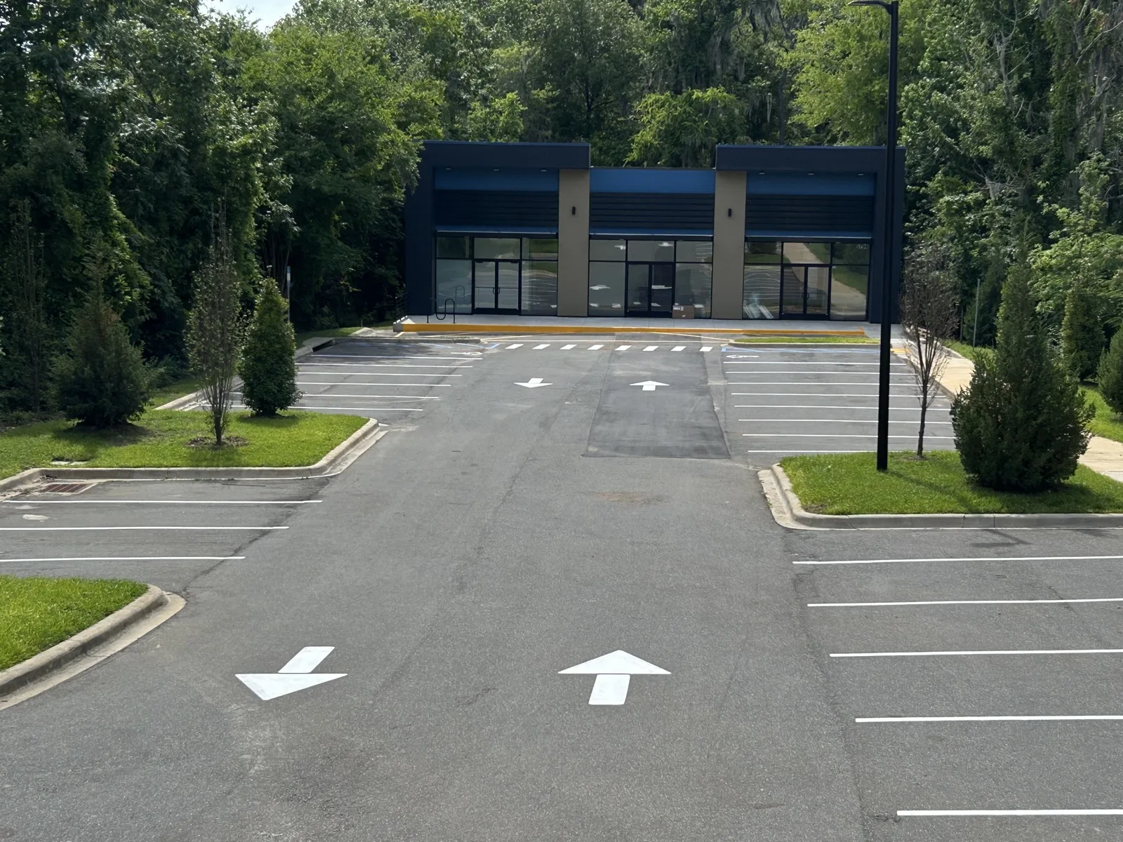 How Parking Lot Striping Improves Safety in Lake City