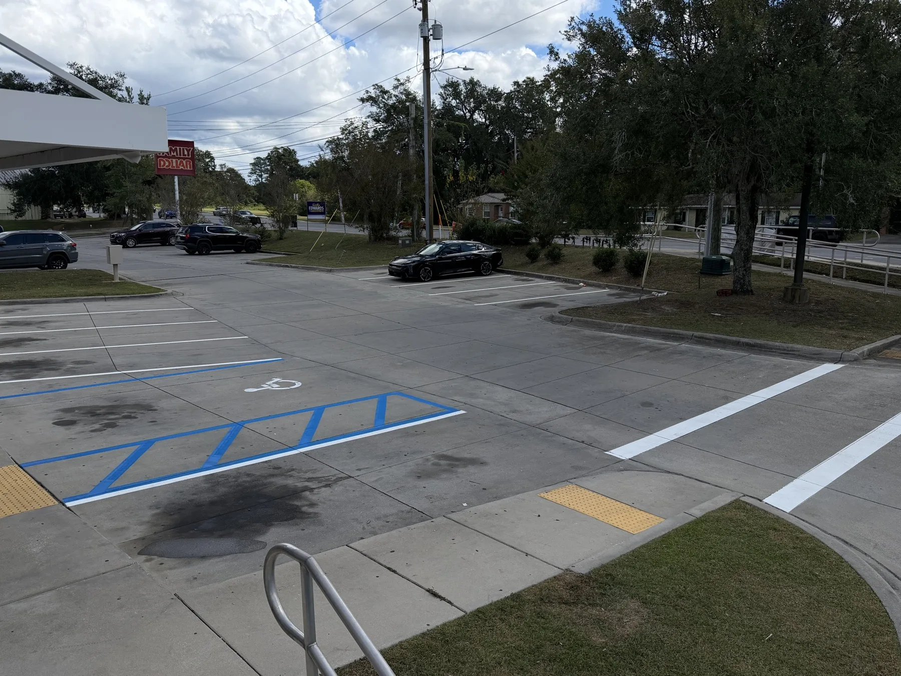 Restripe on West Tharpe Street in Tallahassee, FL